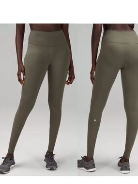 Lululemon Wunder Train High-Rise 25” Leggings Army Green - Size 6